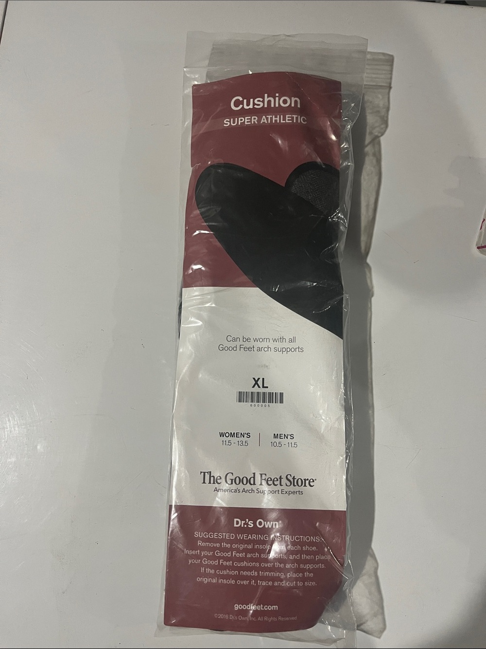 Cushion Super Athletic Socks - Black - XL